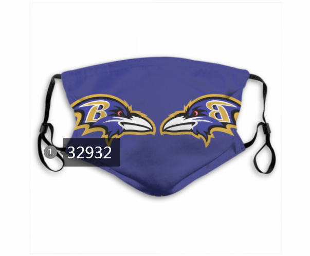 New 2021 NFL Baltimore Ravens 175 Dust mask with filter->new orleans saints->NFL Jersey